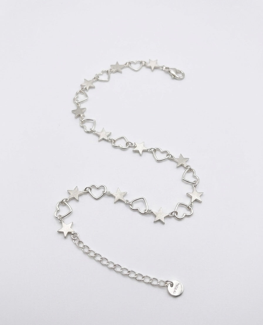 Pulsera corazón estrella